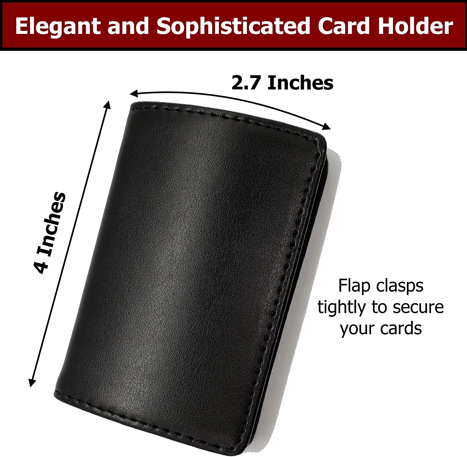 Business Card Holder for Men and Women – Genuine Leather and Premium Stainless-Steel - Image 7