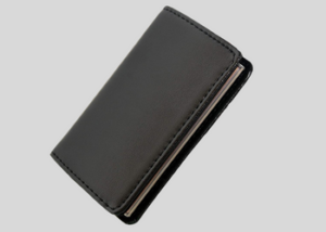 leather business card holder